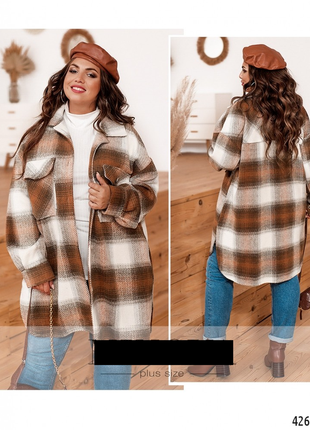 Жіноче пальто-кардиган розміри: 42-604 фото