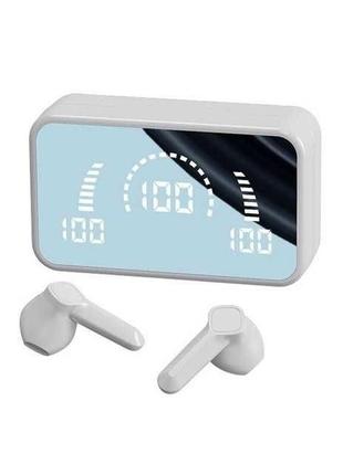 Bluetooth блютуз наушники v9 + кейс с индикатором заряда