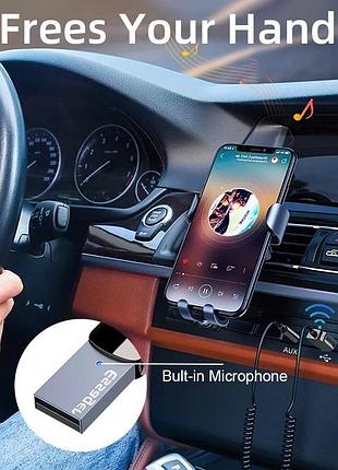 Блютуз для автомобіля essager bluetooth + aux 3.5 мм 4