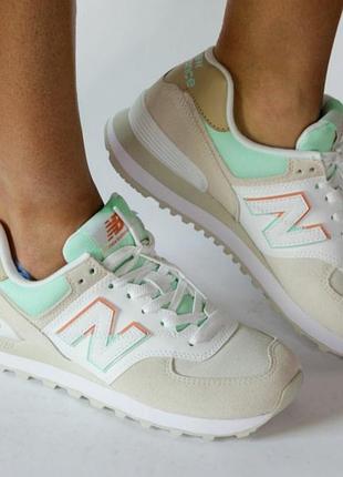 New balance men's 574 замшевые кроссовки унисекс оригинал!