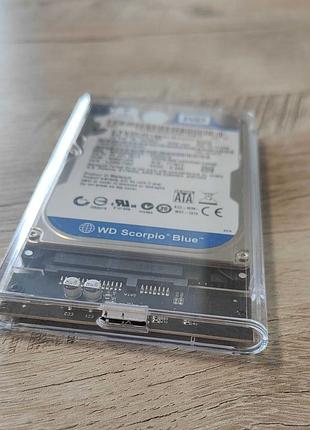 Внешний прозрачный карман для жёсткого диска hdd ssd usb 3.0