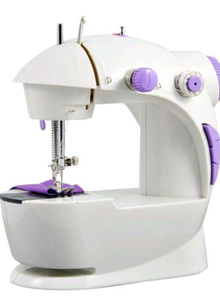 Швейна машинка портативна mini sewing machine fhsm 201 з адапте6 фото
