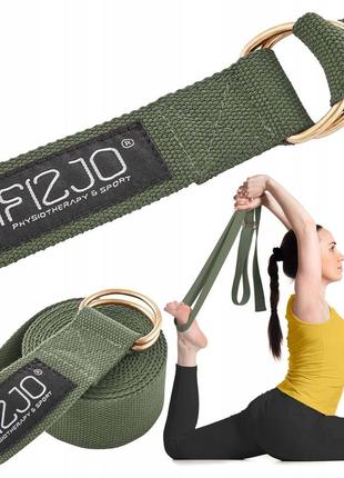 Ремінь для йоги 4fizjo 300 см 4fj0527 olive