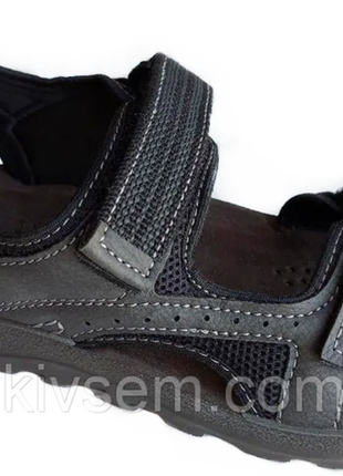 Сандалії шкіряні чорні inblu сезонний розпродаж !!!