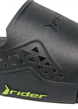 Сланці чоловічі rider infinity ii slide man slipper black/black6 фото