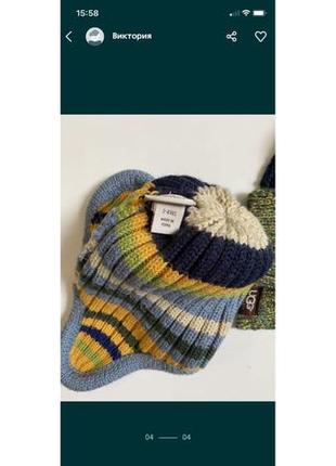 Комплект шапочка і шарф ugg3 фото