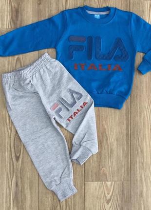 Утепленный спортивный костюм fila1 фото