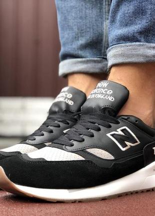 Р.42, 46 кроссовки new balance 1500 (черно/серо/белые)