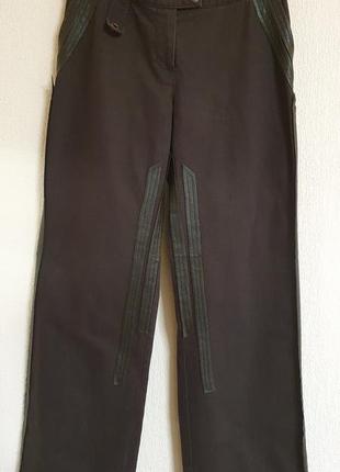 Брюки джинсы шоколад эко кожа трендовые🔥