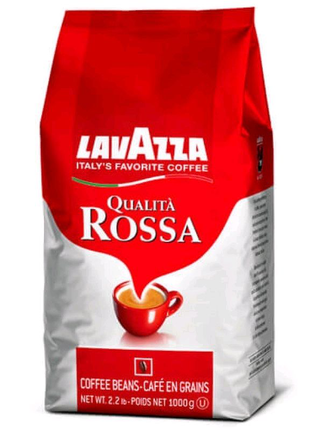 Lavazza qualita rossa 1000g в зернах