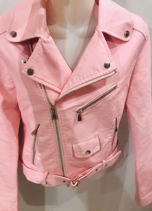 Куртка-косуха нова рожева