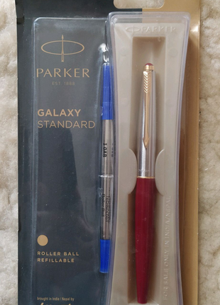 Ручка ролер parker 45 galaxy standard red. акція.