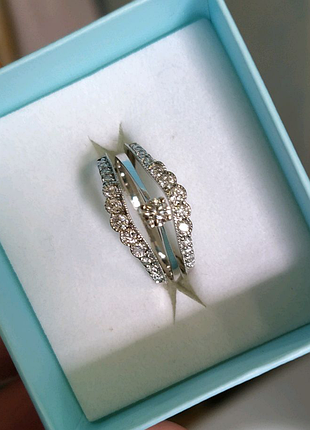 Кільце-жакет з діамантами 0.70 карат