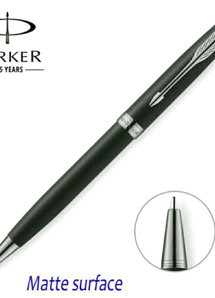 Кулькова ручка parker sonnet matte black ct2 фото