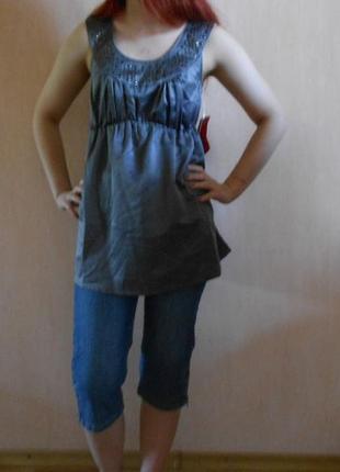 Туника, майка для беременных, летняя, наш 42,44 размер, испания