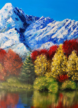 Картина "осінь в альпах"2 фото