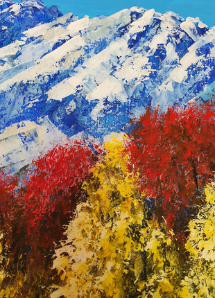 Картина "осінь в альпах"4 фото
