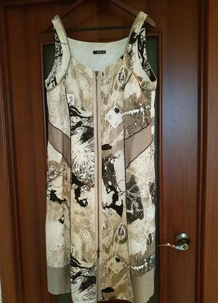 Сарафан 18р. лен и хлопок