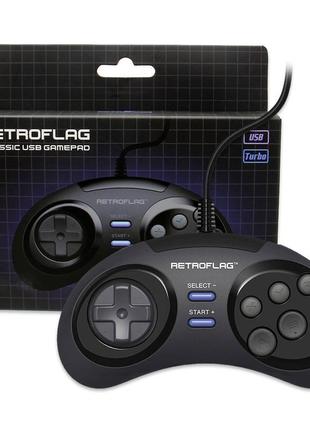 Геймпад джойстик retroflag sega для пк/switch/raspberry/android