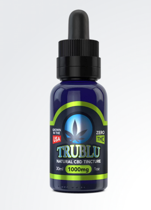 Масло trublu natural – cbd tincture 1000mg 30 ml blue moon hemp