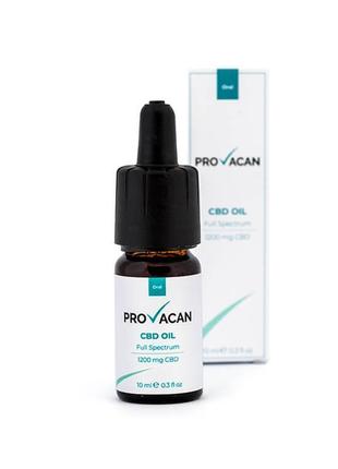 Масло кбд, provacan cbd oil10 мл – 1200 мг