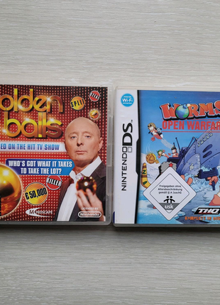 Ігри nintendo ds, 3ds, 2ds. worms: open warfare 2, golden balls