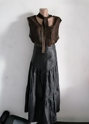 🍁золотистый топ 🍁блуза с эффектом металлик в стиле chloe