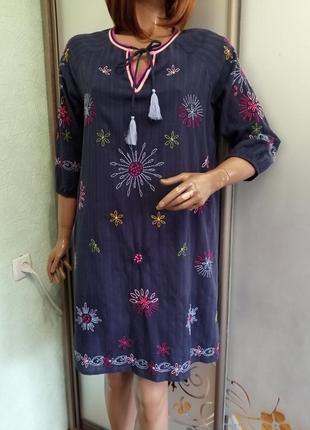 Натуральное платье с вышивкой, lieblingsstück