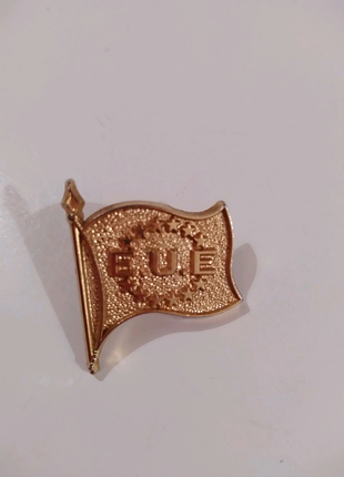 Значок- брошка пін вінтажний прапор євросоюзу