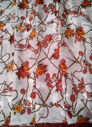 Тканина шовкова відрізок 1,14м×2,5м імпортна