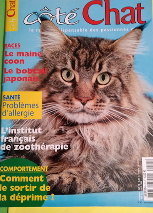 Журнал вінтажний"cote chat"французькою мовою