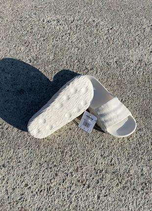 Adidas adilette white slides4 фото