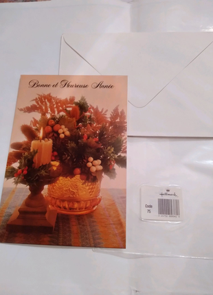 Листівка з новим роком 21,5×14,7з конвертом, ірландія.