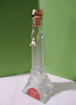 Пляшка ейфелева вежа скляна з брелком, франція
