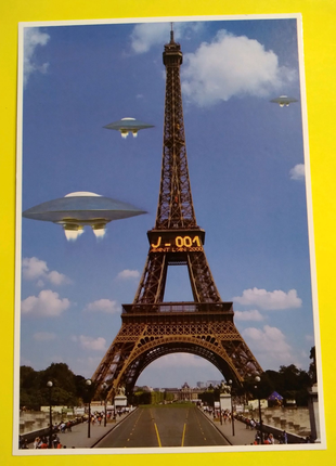 Листівка велика 11×16см париж, франція.1 фото