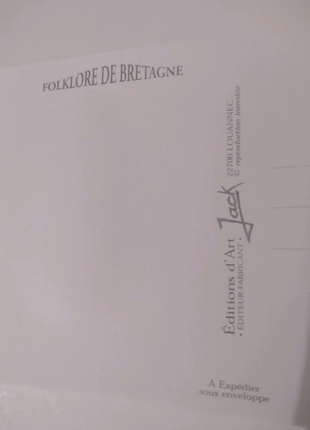 Листівки з аплікацією із конвертом фольклор бретані (франція)11 фото