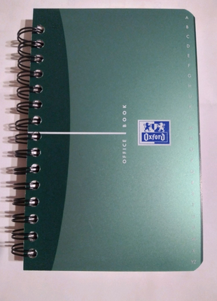 Блокнот 90×140мм oxford office book, латинський алфавіт, франція.