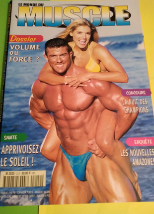 Журнал n212"le monde du muscle"бодібілдінг французькою 7÷8/2001р.