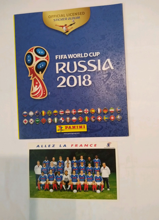 Лот - альбом/журнал panini fifa world cup russia 2018р+фото