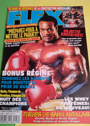 Журнал "flex"по бодібілдінгу x,xi 2001р.французькою1 фото