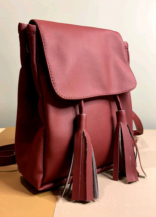 Жіночий рюкзак з еко шкіри2 фото