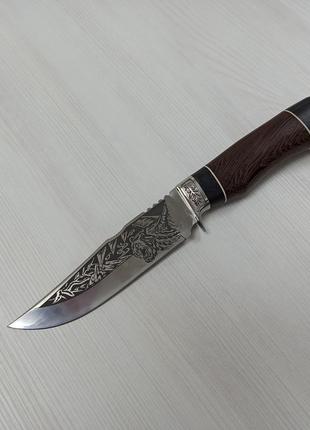 Ніж мисливський туристичний. шкіряні ножни