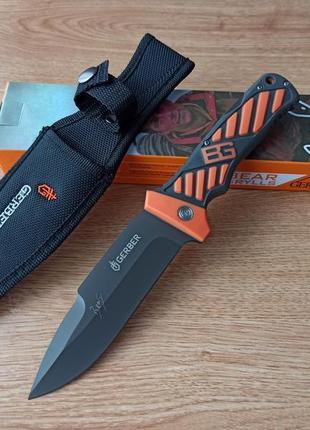 Ніж мисливський bear grylls gerber. туристичний ніж фултанг 25с1 фото