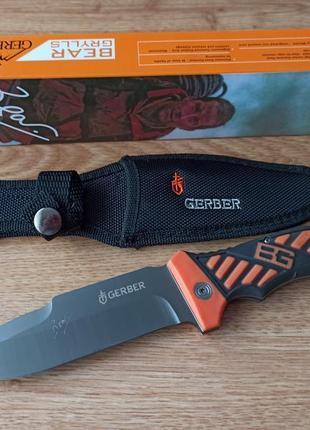 Ніж мисливський bear grylls gerber. туристичний ніж фултанг 25с2 фото