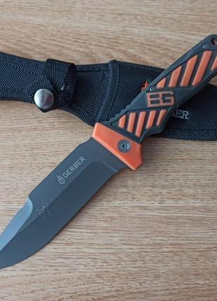 Ніж мисливський bear grylls gerber. туристичний ніж фултанг 25с3 фото