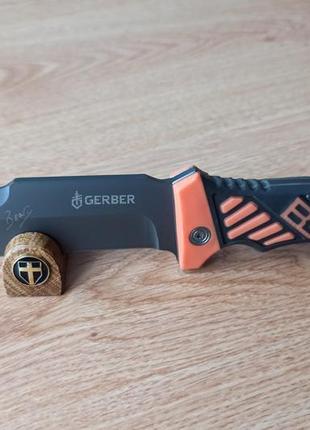 Ніж мисливський bear grylls gerber. туристичний ніж фултанг 25с5 фото