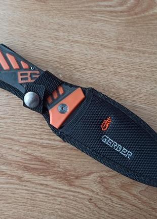 Ніж мисливський bear grylls gerber. туристичний ніж фултанг 25с7 фото