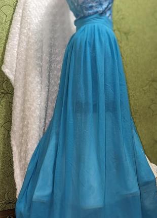 Вечернее платье со съемной юбкой на выпускной2 фото