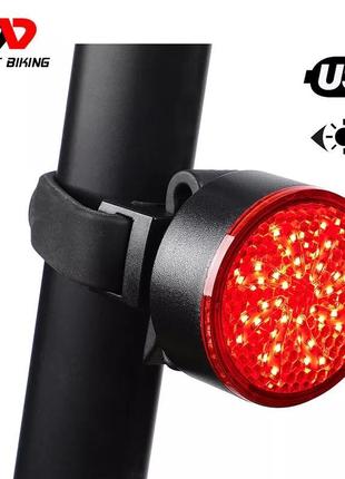 Велосипедный фонарик мигалка west biking велофонарь задний стоп