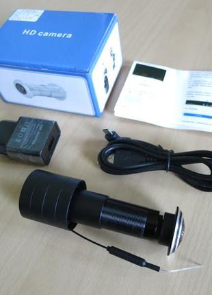 Wifi відео глазок з датчиком руху та записом 1080p відеоглазок